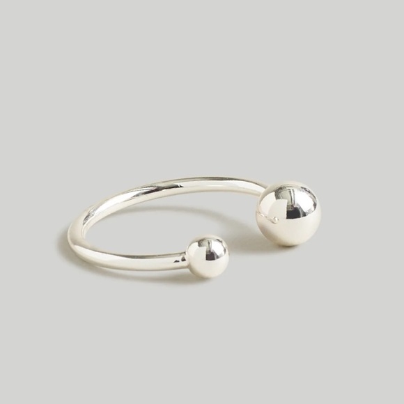 Madewell Jewelry - Madewell Bubble Ball Silver Ring